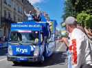 Arrivée de la caravane du Tour de France à Rouen