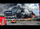 La scène principale de Tomorrowland ravagée par le feu