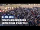 300 personnes rendent hommage aux victimes du crash d'aéronef à Aix-les-Bains