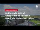 VIDEO. Tomorrowland 2025 : un incendie détruit l'intégralité de la scène principale du festival belge