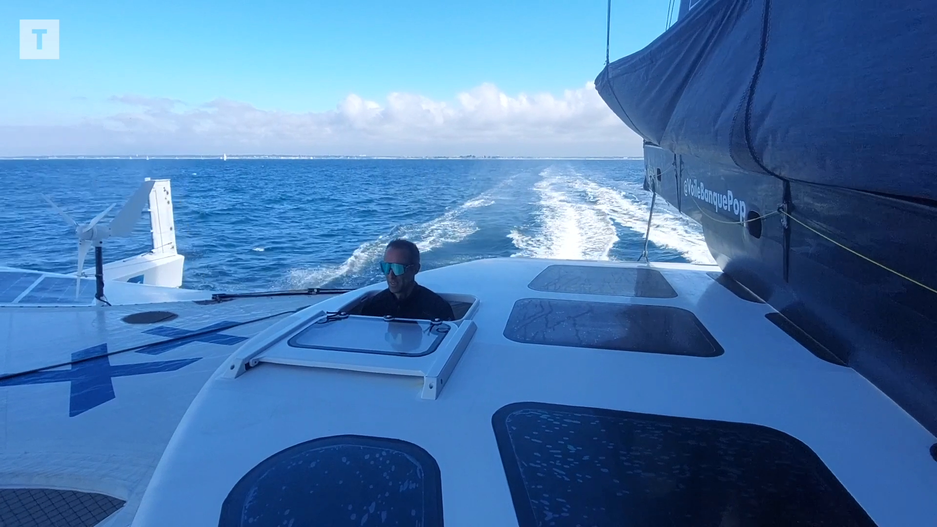 « De nouveaux foils pour gagner les deux prochaines transats » : Armel Le Cléac'h, skipper de l'Ultime Banque Populaire, affiche ses ambitions [Vidéo]