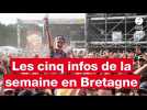 VIDÉO. Incendie, Vieilles charrues, feu d'artifice... Les cinq infos de la semaine en Bretagne