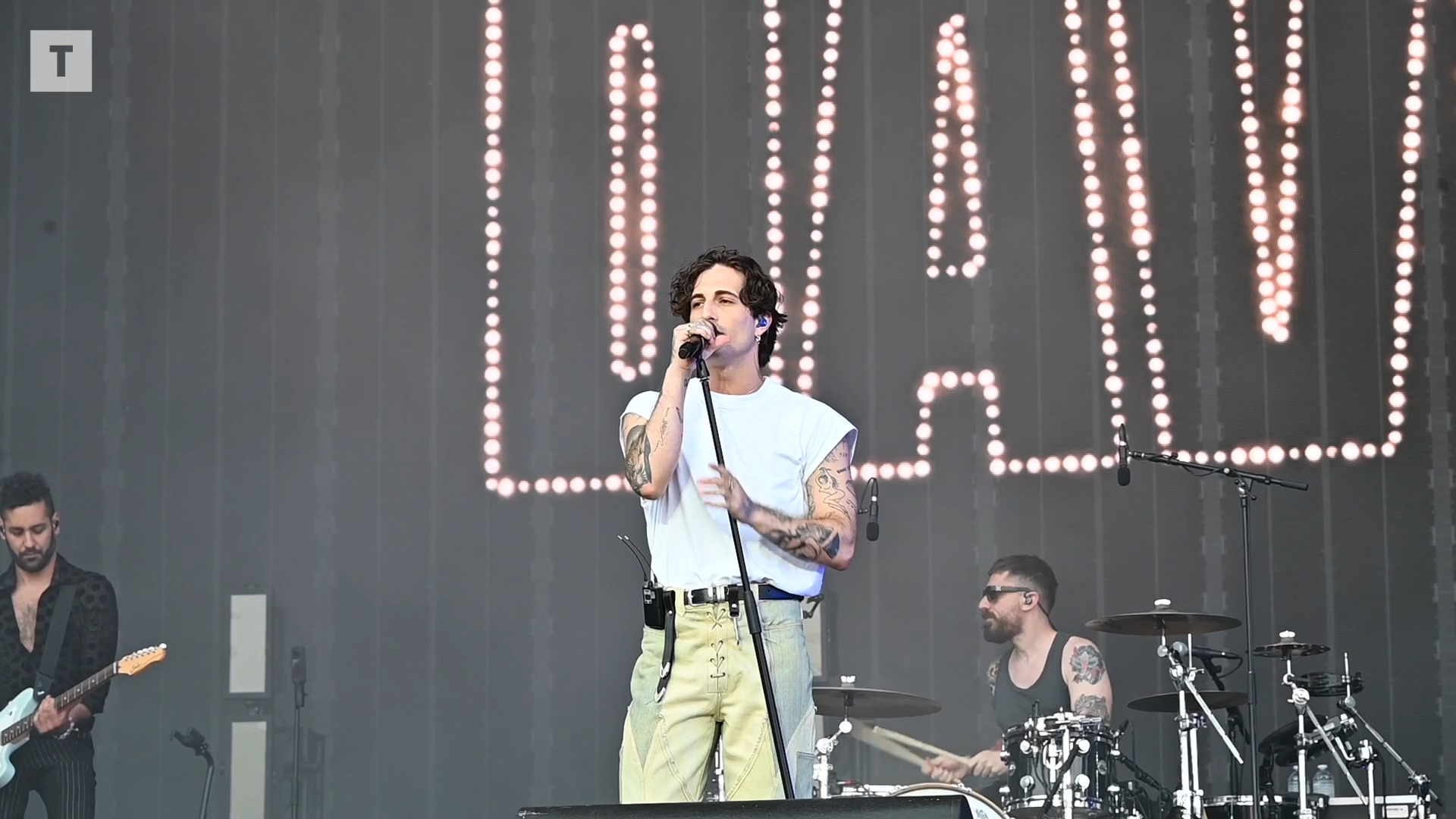 Damiano David aux Vieilles Charrues : coup de chaud sur Kerampuilh ! [Vidéo]
