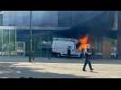 Incendie camionnette conservatoire