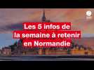 VIDÉO. Pompier médaillé, faits divers, plages... Les 5 infos de la semaine en Normandie