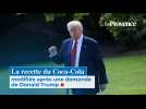 La recette secrète du Coca-Cola modifiée après une demande de Donald Trump