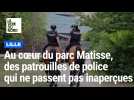 contrôle et sécurisation du parc Matisse à Lille