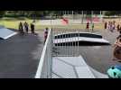 Inauguration d'un skate park à Avion