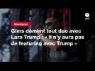 VIDEO. Gims dément tout duo avec Lara Trump : « Il n'y aura pas de featuring avec Trump »