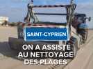 On a assisté au nettoyage des plages de Saint-Cyprien