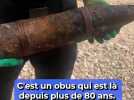 Cet obus de plus de 80 ans a été retrouvé sur une plage de la Côte d'Azur