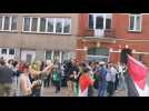 Quelque 300 manifestants pro-palestiniens devant l'ambassade d'Israël à Uccle