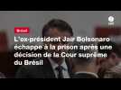 VIDEO. L'ex-président Jair Bolsonaro échappe à la prison après une décision de la Cour suprême du Brésil