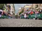 VIDEO. Les coureurs du Tour de France passent la Côte de la Butte Montmartre