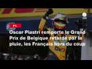 VIDÉO. F1. Oscar Piastri remporte le Grand Prix de Belgique retardé par la pluie, les Français hors du coup