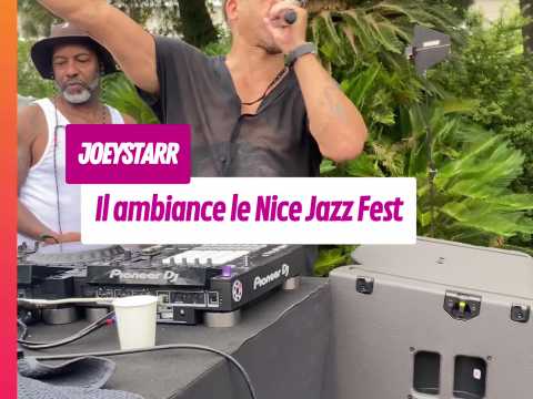 VIDEO : JoeyStarr : il ambiance le Nice Jazz Fest
