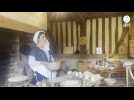 VIDÉO. Cette comédienne se met dans la peau d'une cuisinière du Moyen Âge près de Lisieux