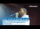 Amir chante la paix à Gardanne