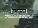 Un 4x4 fonce sur une famille après un refus d'obtempérer