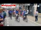 VIDÉO. Neuf habitantes du quartier de Ménimur à Vannes précèdent le peloton du Tour de France femmes
