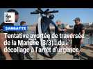 Du décollage à l'arrêt d'urgence, retour en vidéo sur la tentative de traversée de la manche de Franky Zapata