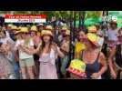 VIDÉO. Denitsa Ikonomova de Danse avec les stars enflamme la fan zone du Tour de France à Vannes