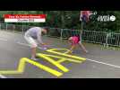 VIDÉO. Tour de France femmes. La fan zone de Marie Le Net se prépare.