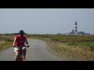 Une campagne pour le port du casque de vélo à Ouessant
