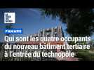 Qui sont les quatre occupants du nouveau bâtiment tertiaire à l'entrée du technopôle de Famars