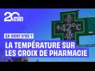 Mais d'où vient la température des croix de pharmacies ?