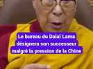 Le bureau du Dalaï Lama désignera un successeur malgré les pressions de la Chine