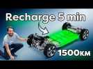 1500 km d'autonomie et recharge en 5 minutes - La voiture électrique fait un BOND en avant !