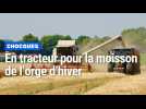 Les moissons ont deux semaines d'avance : on est monté dans un tracteur avec un agriculteur de Chocques