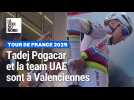 Tadej Pogacar et la team UAE sont à Valenciennes, en pleine préparation pour le Tour de France 2025