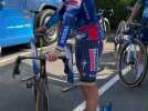 Dans la roue de remco Evenepoel à l'entraînement à deux jours du grand départ du Tour de France