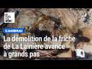 Cambrai : les travaux de démolition de la friche de La Lainière ont commencé