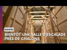Une salle d'escalade en construction près de Châlons-en-Champagne