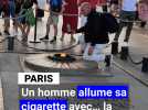Honteux à Paris : un homme allume sa cigarette avec... la flamme du Soldat inconnu sous l'Arc de Triomphe !