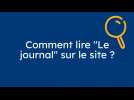 Comment lire le journal sur le site ?