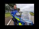 Dans l'Eure, il pilote une moto pour la gendarmerie