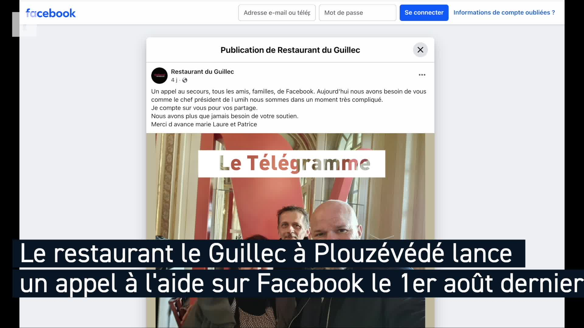 Trois ans après le passage du chef Etchebest, le cauchemar a repris au restaurant du Guillec à Plouzévédé [Vidéo]