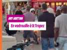 Ary Abittan en vadrouille à Saint Tropez