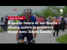 VIDÉO. Tour de l'Ain. À quelle heure et sur quelle chaîne suivre la première étape avec David Gaudu ?