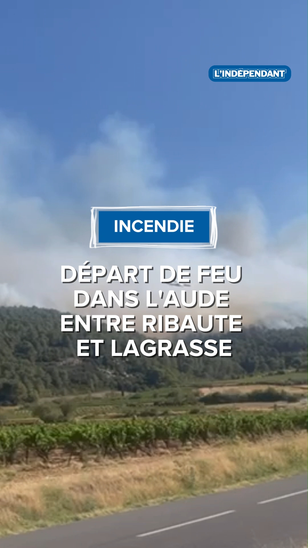 Un violent incendie sévit dans l'Aude : au moins 1 000 hectares partis en fumée et un camping évacué