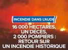 Retour sur l'incendie historique dans l'Aude
