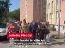 Venue de la ministre de la ville à Bastia