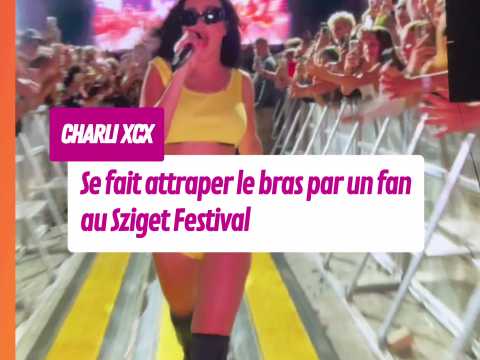 VIDEO : Charli CXC se fait violemment attraper le bras par un fan
