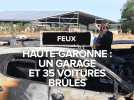 35 voitures brûles dans un incendie