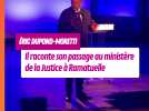 Éric Dupond-Moretti : il monte sur scène à Ramatuelle pour raconter son ancienne vie de ministre de la justice.