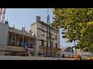 VIDÉO. Travaux du futur casino de Saumur : la façade art déco se dévoile